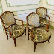 Set of Louis XV style armchairs