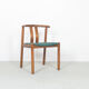 Série de 4 chaises en teck design danois en Uldum, années 1960