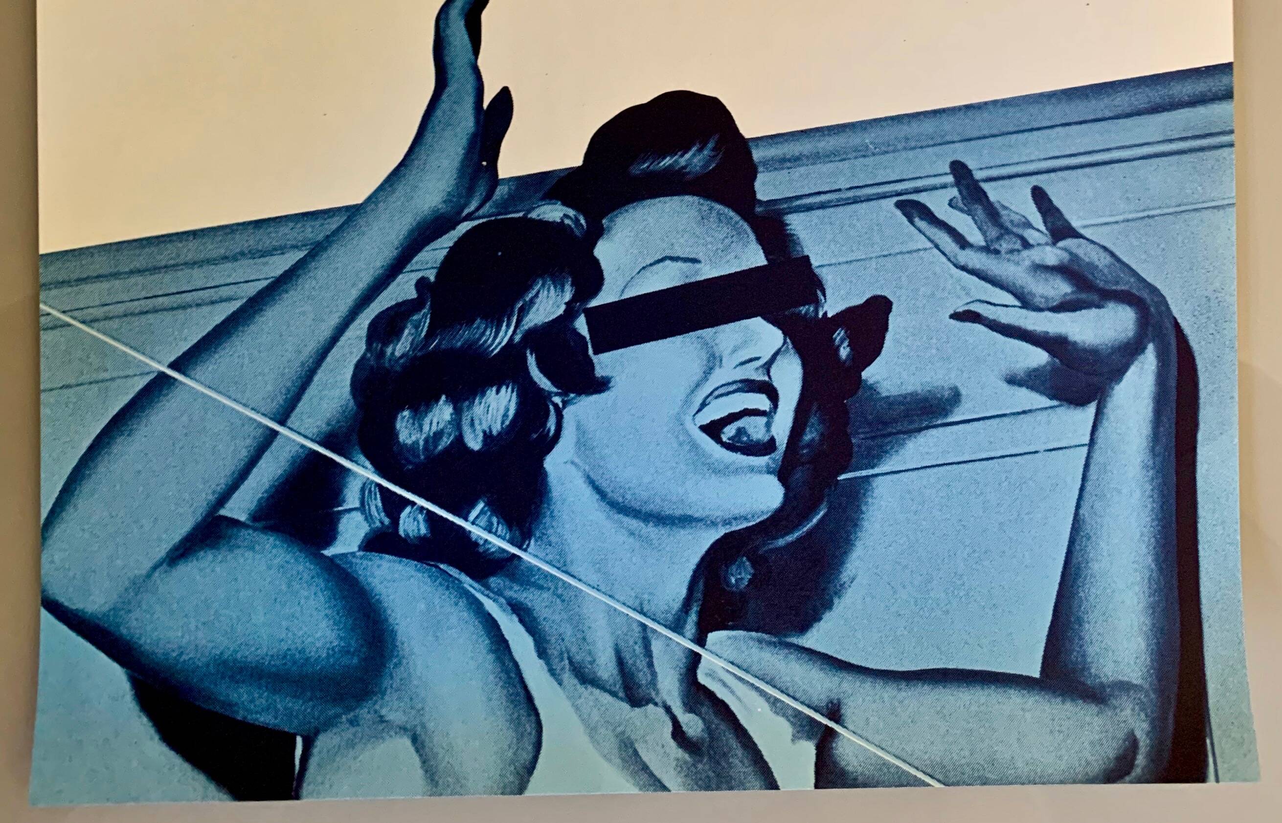 ART GALLERY poster by Jacques MONORY “OPERAS GLACES” for Galerie MAEGHT