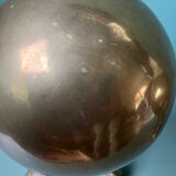 Mid century brass bookends dolphins with ball, france, 1950s