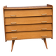 Vintage chest of drawers 1960s | scandinavian design | compass legs | 4 drawers