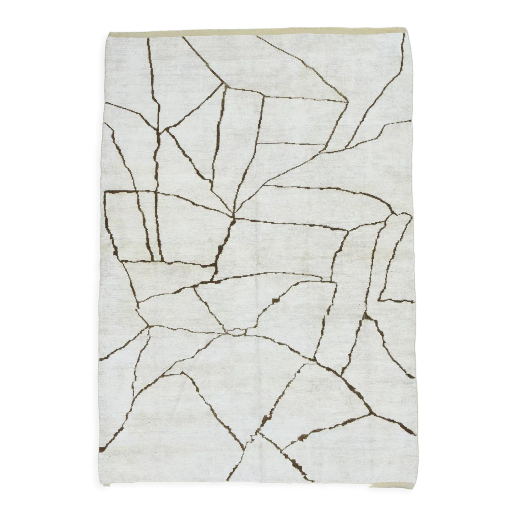 6x9 scandinavian beige hemp rug 192x275cm