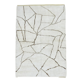 Tapis de chanvre beige scandinave 192x275Cm