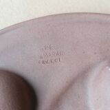 8 snail plates sandstone from the marsh France
