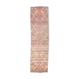 3x10 Geometric Oushak Runner Rug
