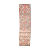 3x10 Geometric Oushak Runner Rug