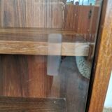 Narrow glass shelf from the 1960s