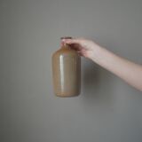 Vintage stoneware vase handmade pottery ceramic soliflore slow Scandinavian country decoration