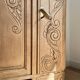 Art Deco oak sideboard with mirror (removable)