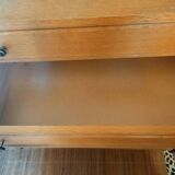 Bedside 3 drawers in light wood