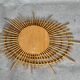 Miroir vintage en rotin ( dit ORTF )