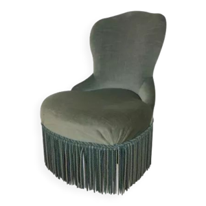Fauteuil crapaud velours