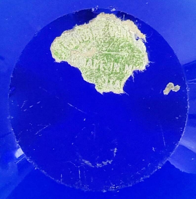 Murano glass Sommerso ashtrays from the mid-century by F. Poli for Seguso