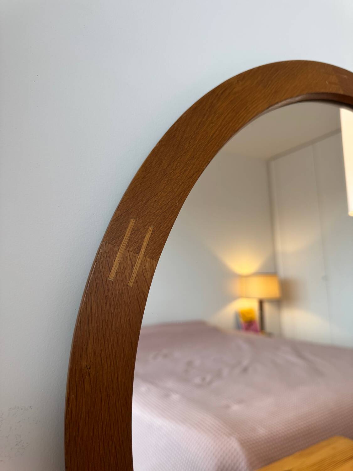 Miroir mural rond Aksel Kjersgaard n°280, 1960s
