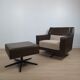 Paire de fauteuils 70s