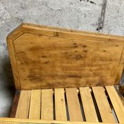 Fauteuils de véranda vintage en bois avec marqueterie incrustée 1930s