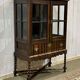 Vitrine anglaise en acajou fin XIXème