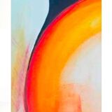 Hand painted abstract painting