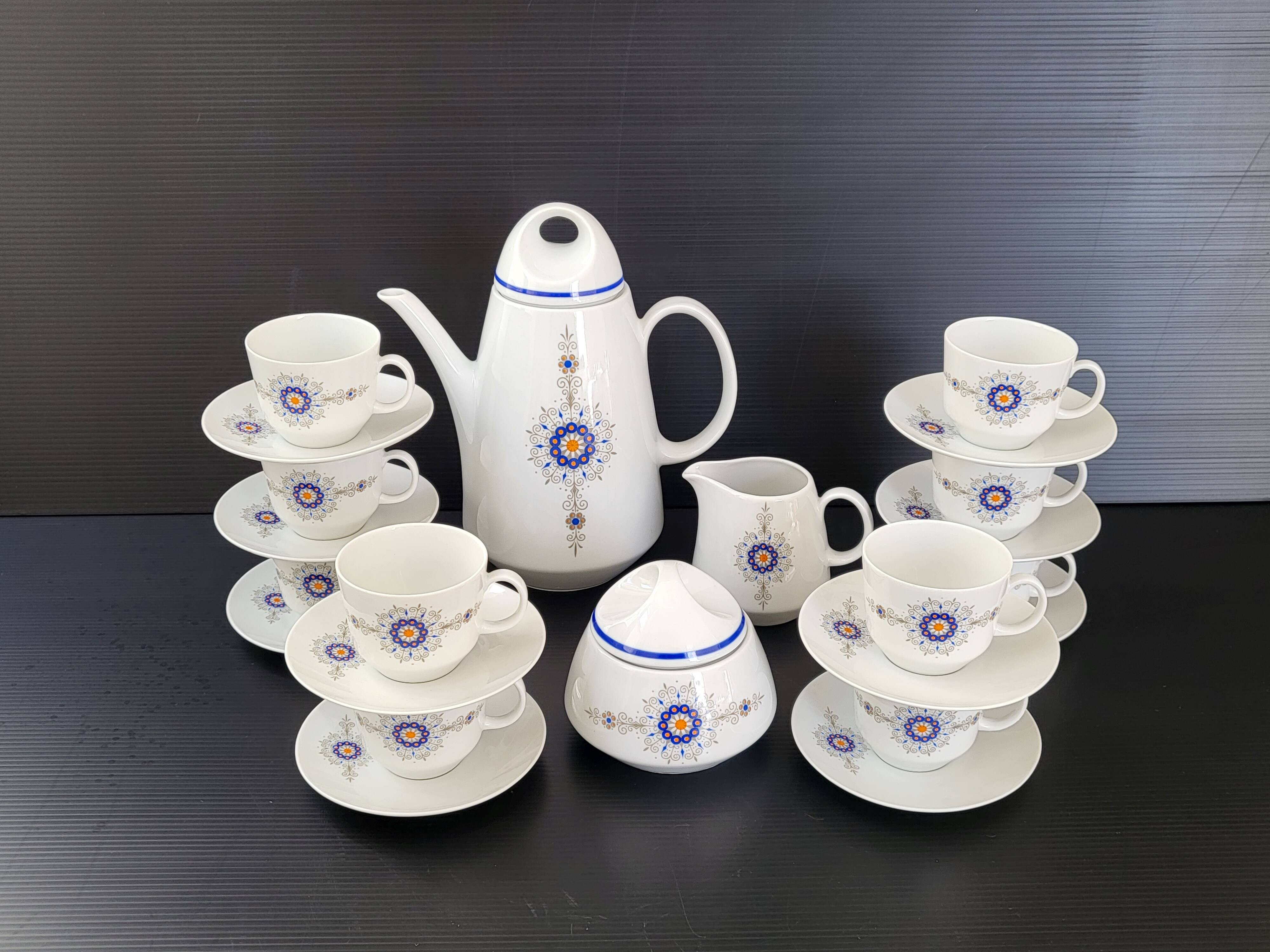 Vintage Bareuther Waldsassen coffee service 1970s