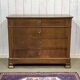 Commode Louis Philippe fin XIXème en noyer et sapin