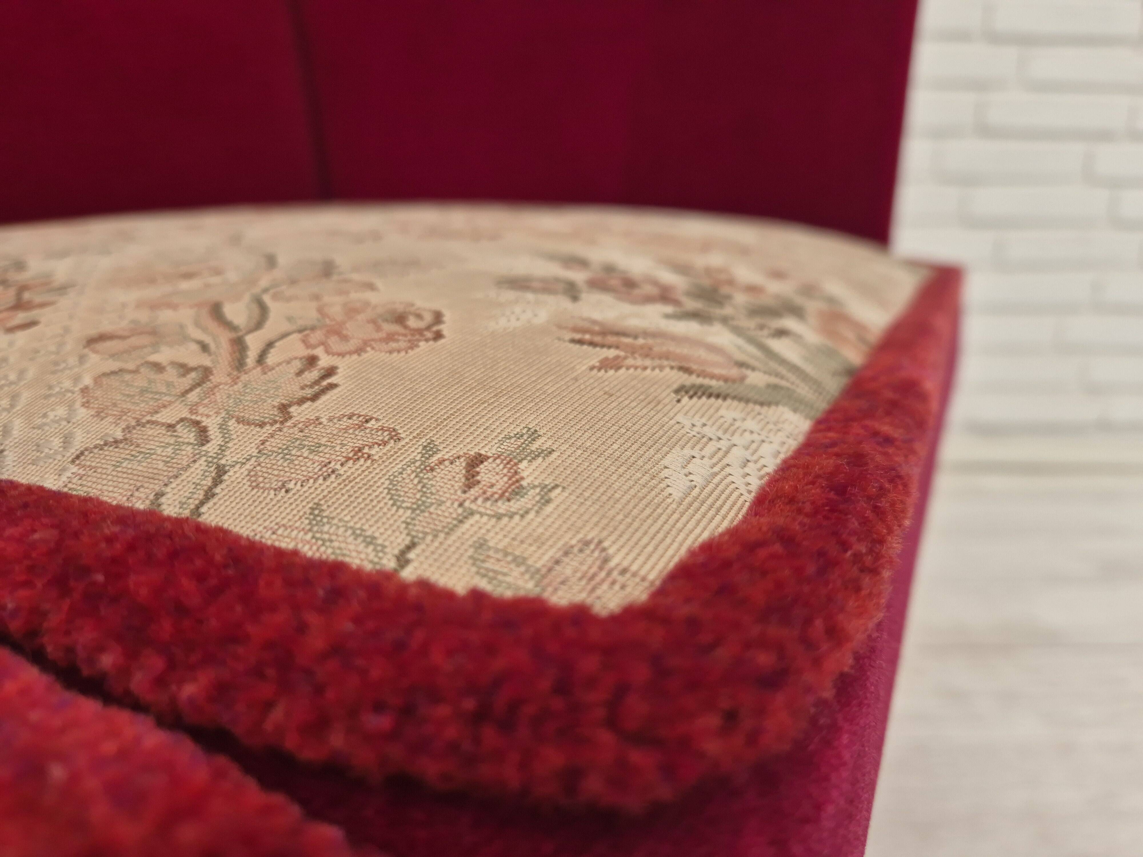 1960s, Danish velour 2 seater drop arm sofa, velour, original condition.