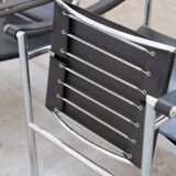Paire de fauteuils LC1 de Le Corbusier, pour Cassina 1970