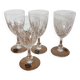 4 verres en cristal Saint Louis