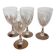 4 verres en cristal Saint Louis