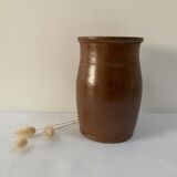 Old glazed stoneware pot