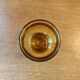 Lot de verres vintage ambre