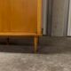 Scandinavian wardrobe 1960 honey color 4 doors L 205 cm