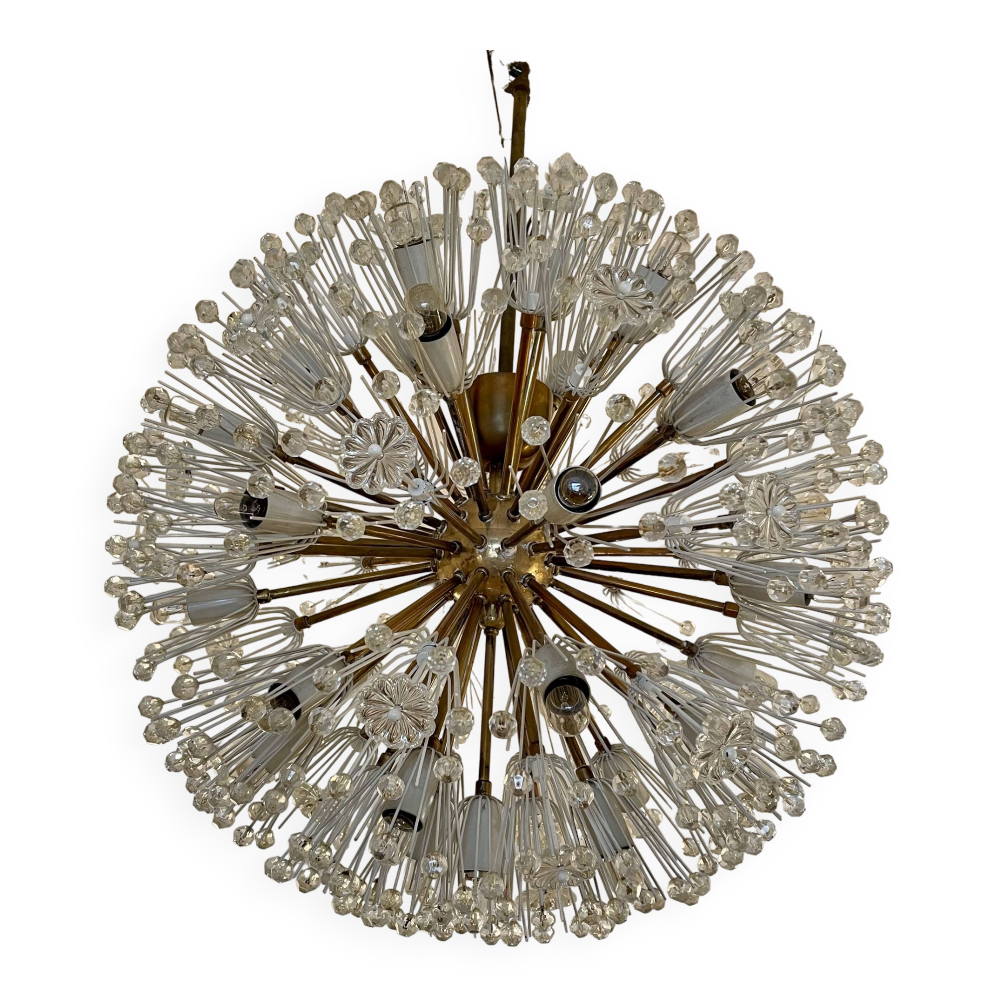Large chandelier by Emile Stejnar, Austria, circa 1960.