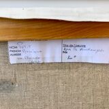 Landscape painting "After the Harvest" signed