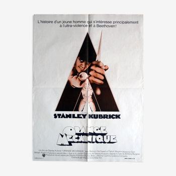 Original movie poster "Mechanical Orange" Stanley Kubrick