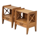 Paire de table de chevets Ateliers Saint sabin en chêne 1950