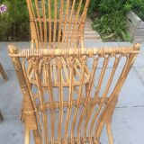 6 rattan chairs