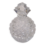 Bonbonnière en cristal ananas vintage sucrier pot couvert