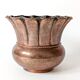 Vintage Italian hammered copper plant pot