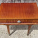 Table de chevet bois vernis années 60