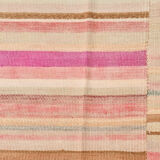 Striped wool kilim rug, 216x292 cm