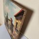 Vintage oil painting "Mediterranean Seaside" – Signed Rossini