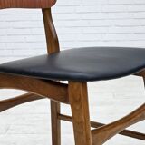 1960s, Danish design by Ib Kofod Larsen, set of 3 dining chairs model 62.