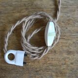 Rope and sandstone lamp