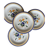 Set of 4 Gien plates