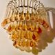 Venini wall light drops Murano glass, Italy 1980