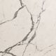 Table with a solid Carrara marble base.