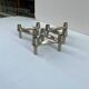 Vintage Stoffnagel candle holders in chrome steel