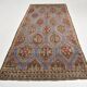 Blue & Brown Star Pattern Kilim Rug, 153x315Cm