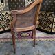 Office armchair Louis XVI cannage