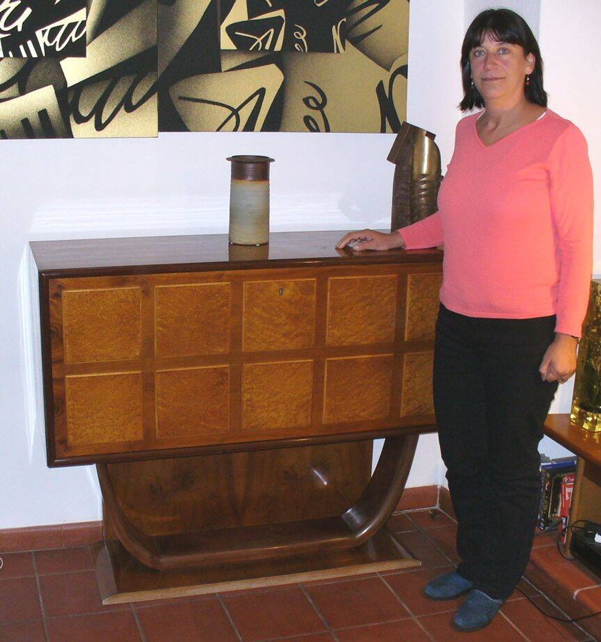 Rare art deco cabinet bar, 1940